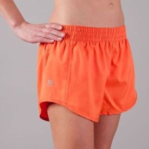 Oiselle Orange Lori Shorts Size 2